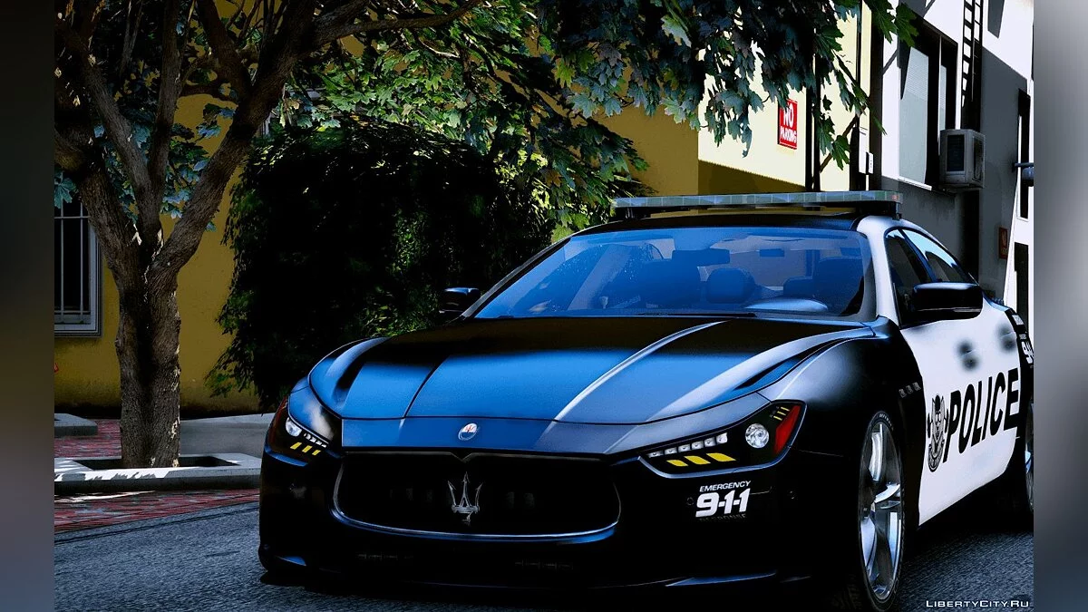 2014 Maserati Ghibli Police [Add-On | Tuning | Template] 1.0 / GTA 5