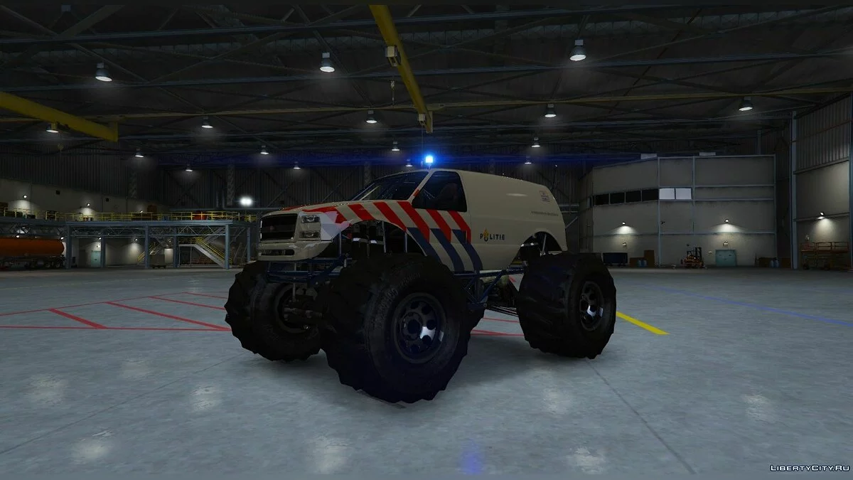 شرطة الشاحنة الهولندية العملاقة - شرطة الشاحنة الهولندية (خيالية) [ELS] 1.0 / جي تي أي 5