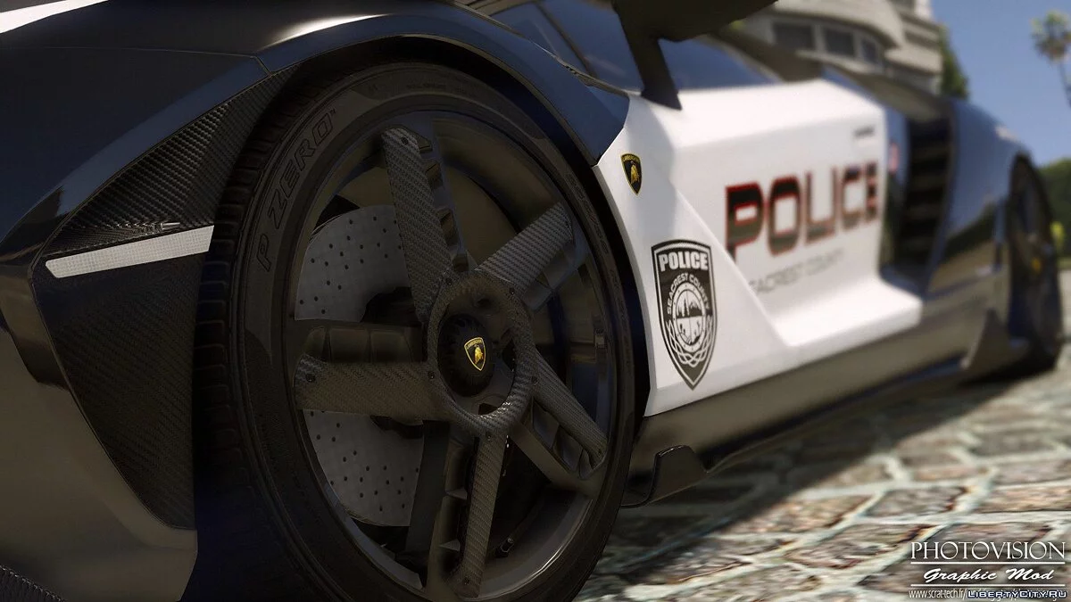 Lamborghini Centenario | Hot Pursuit Police [Add-On / Replace] 1.0 / GTA 5