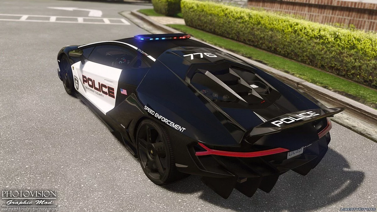 Lamborghini Centenario | Hot Pursuit Police [Add-On / Replace] 1.0 / GTA 5