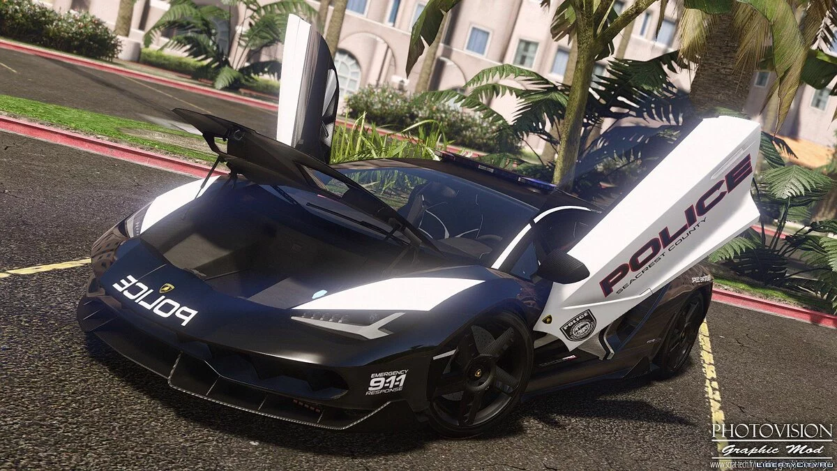 Lamborghini Centenario | Hot Pursuit Police [Add-On / Replace] 1.0 / GTA 5