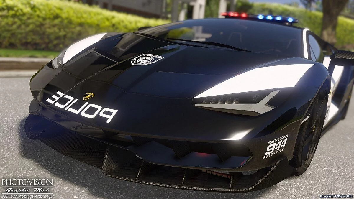 Lamborghini Centenario | Hot Pursuit Police [Add-On / Replace] 1.0 / GTA 5