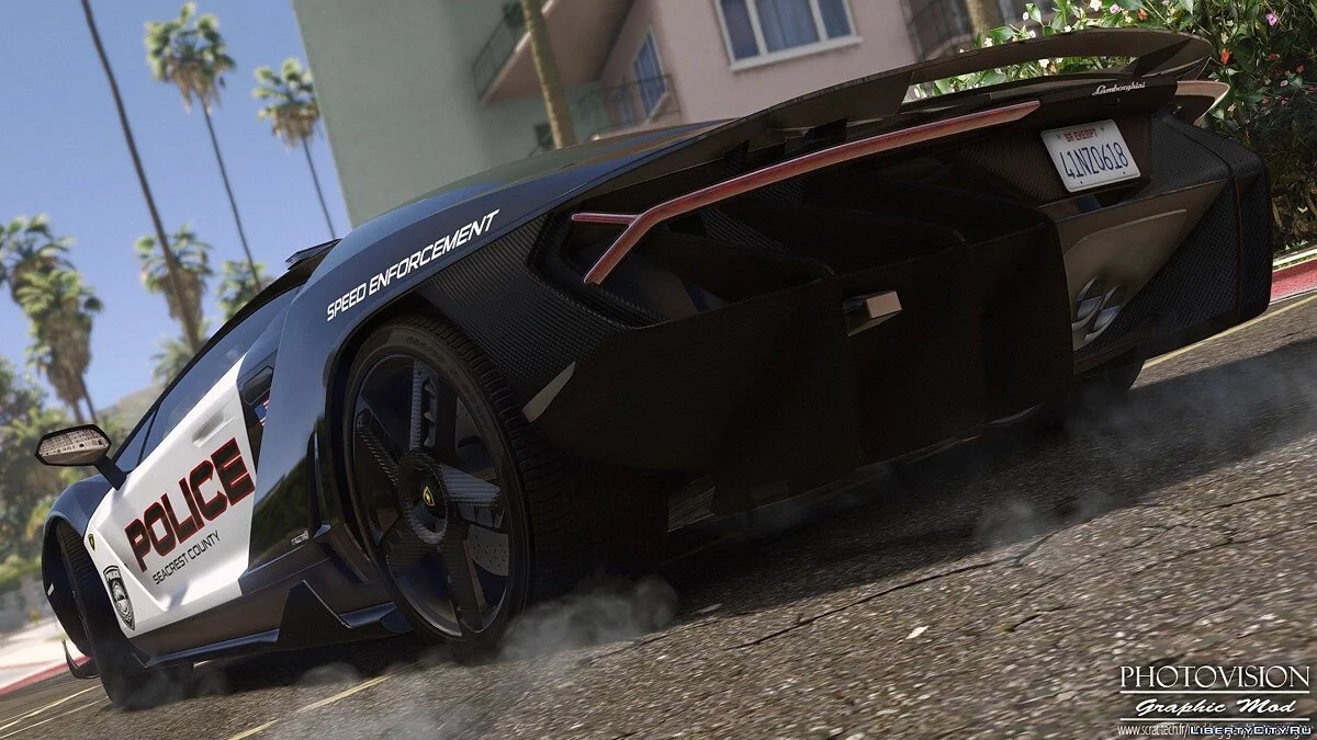 Lamborghini Centenario | Hot Pursuit Police [Add-On / Replace] 1.0 / GTA 5