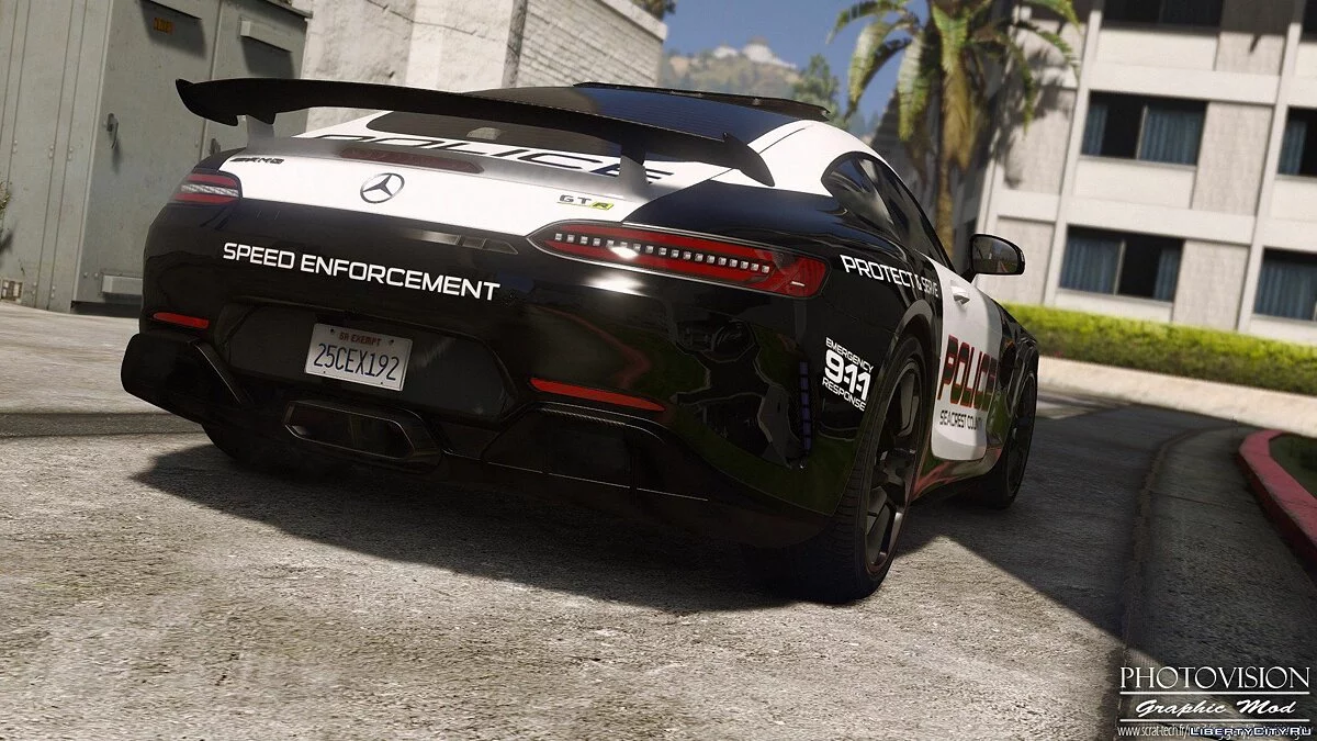 梅赛德斯-奔驰 AMG GT R 2017 | 热追警察 [附加/替换 | 模板] 1.0 / GTA 5