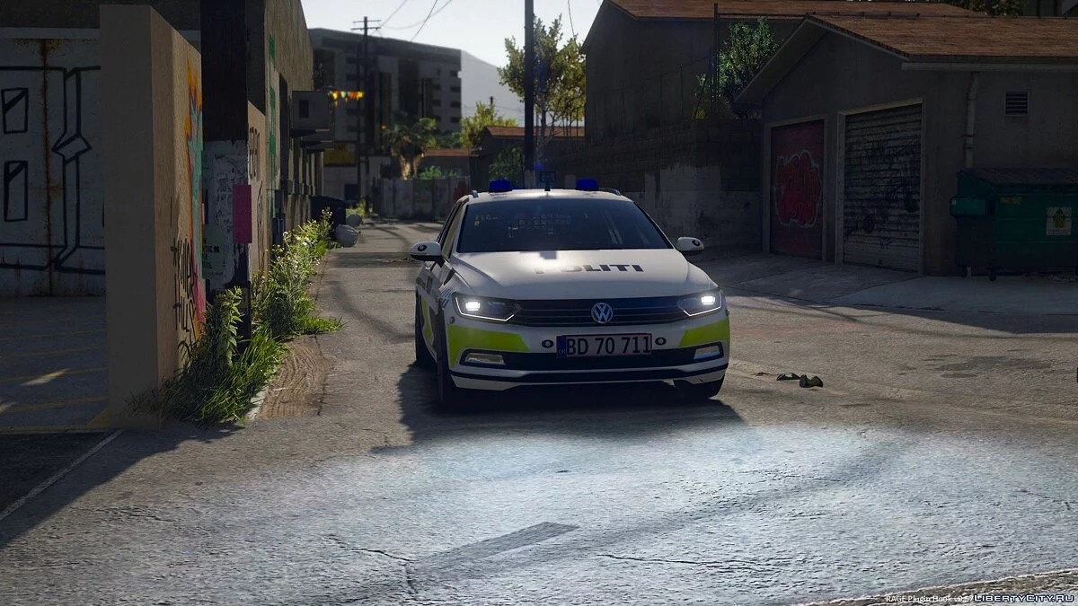 2015 Volkswagen Passat Variant - Danish Police [ELS/REPLACE] FINAL / GTA 5
