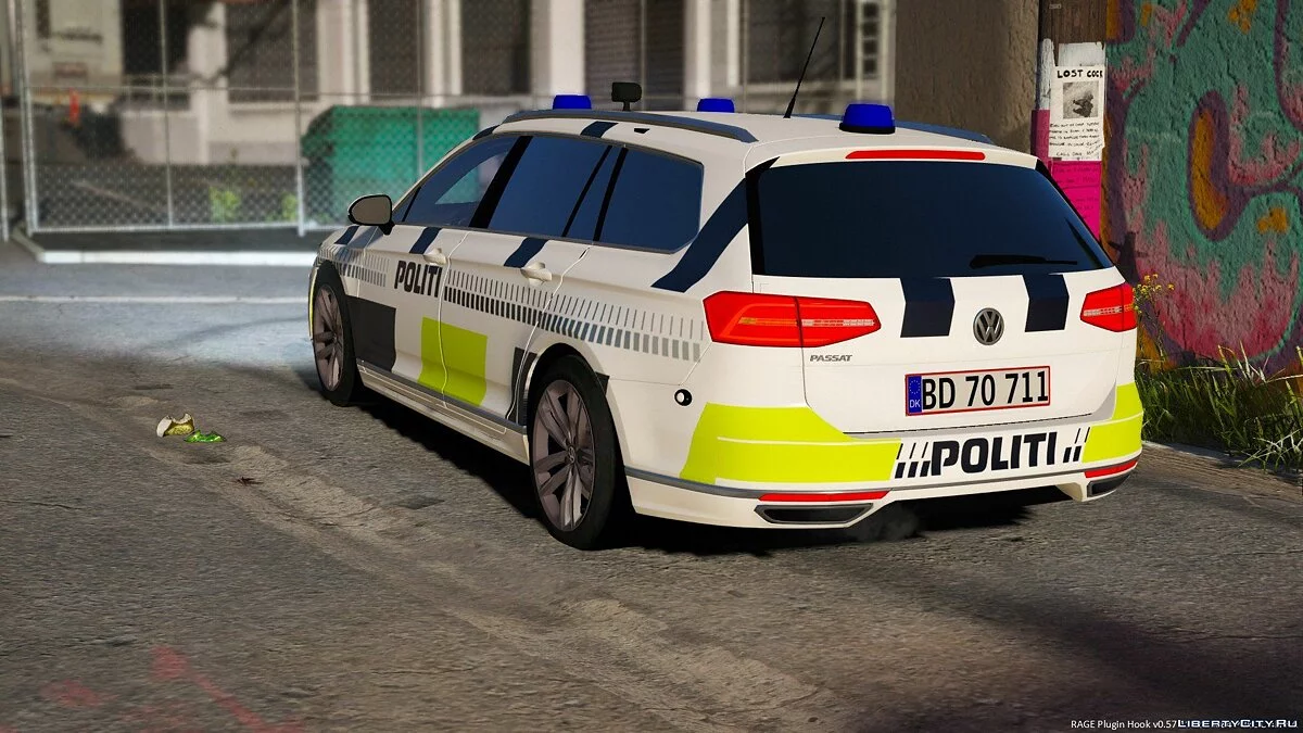 2015 Volkswagen Passat Variant - Danish Police [ELS/REPLACE] FINAL / GTA 5