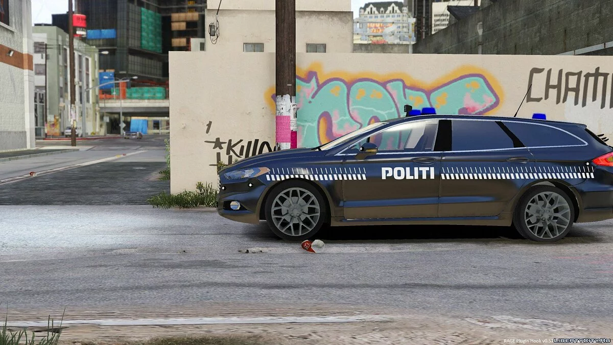 2016 Ford Mondeo MK5 Kombi - Dänische Polizeihundeeinheit [ELS/ERSETZEN] 1.0 / GTA 5