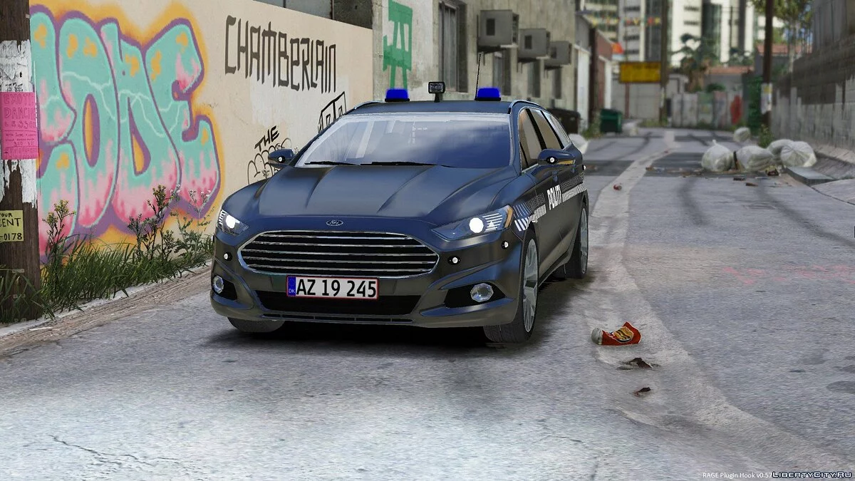 2016 Ford Mondeo MK5 Kombi - Dänische Polizeihundeeinheit [ELS/ERSETZEN] 1.0 / GTA 5