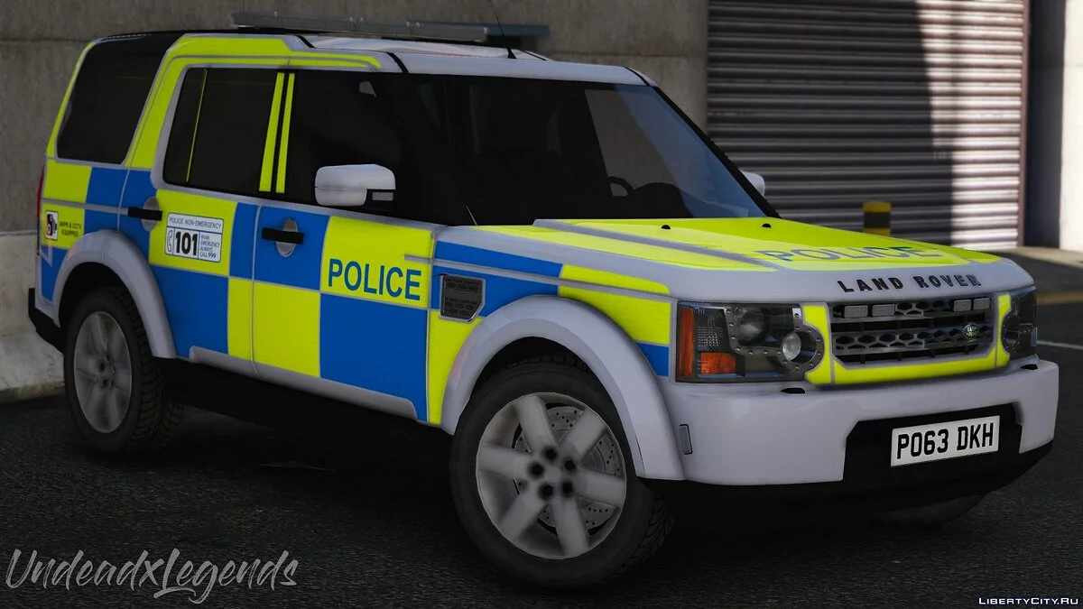 2013 Police Land Rover Discovery 4 [Replace | ELS] V1 / GTA 5