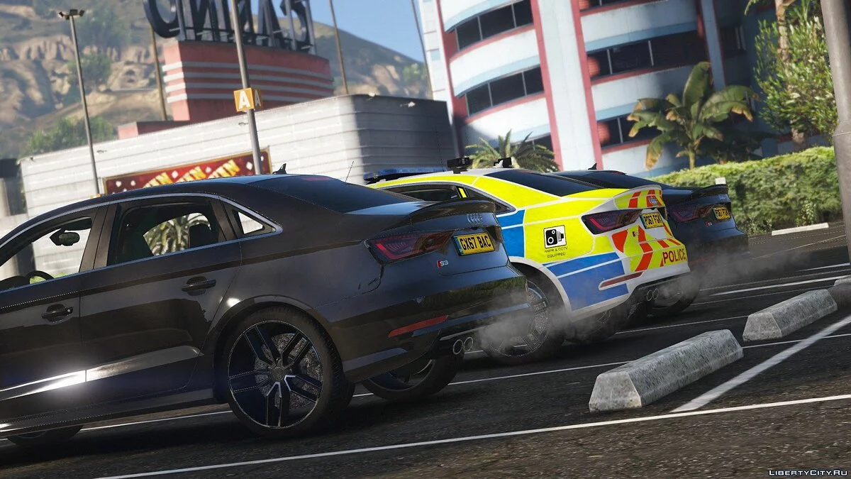 Audi S3 de Policía 2017 [Reemplazo | ELS] V1 / GTA 5