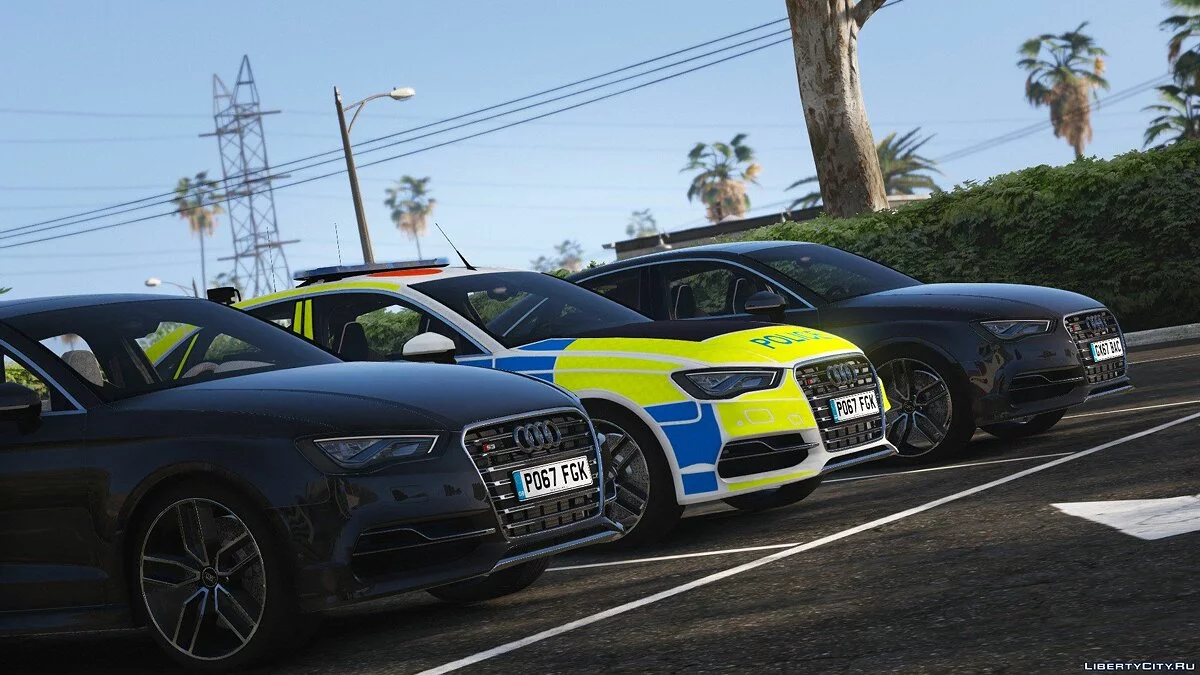 Audi S3 de Policía 2017 [Reemplazo | ELS] V1 / GTA 5