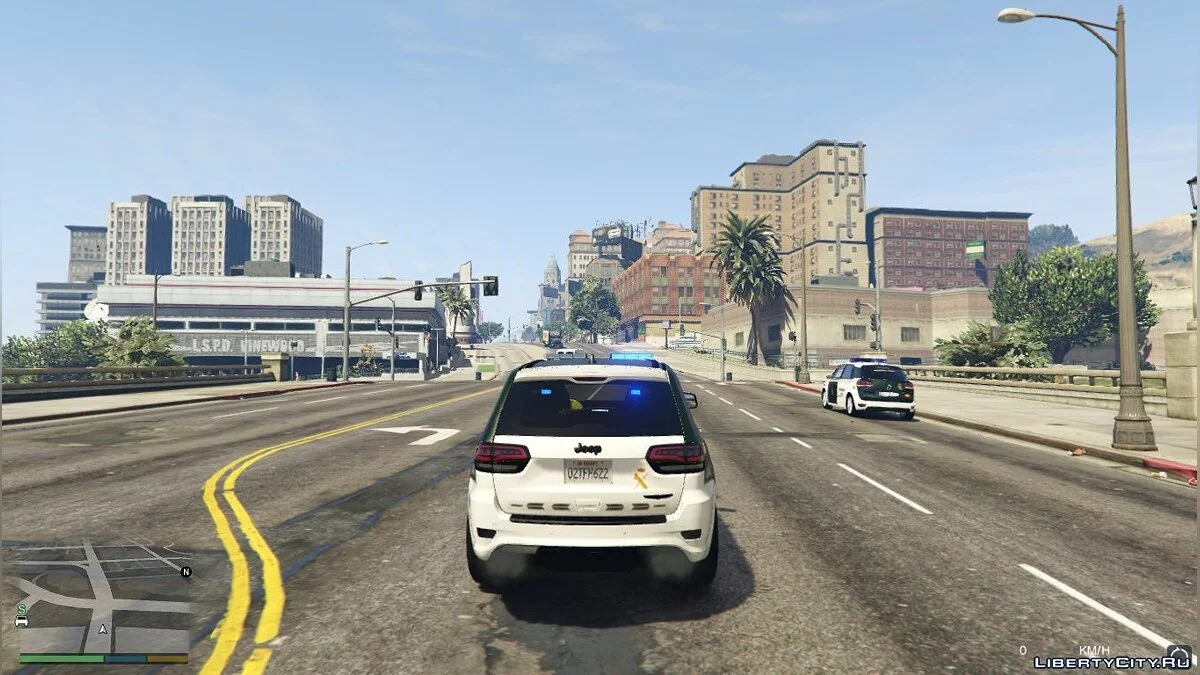 Jeep Grand Cherokee Guardia Civil Trafico - Polícia de Trânsito Espanhola 1.1 / GTA 5