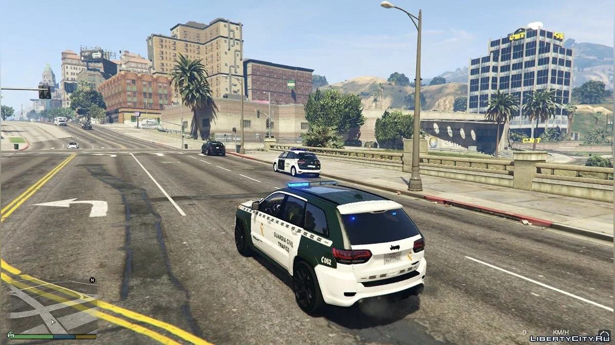 Jeep Grand Cherokee Guardia Civil Trafico - Polícia de Trânsito Espanhola 1.1 / GTA 5