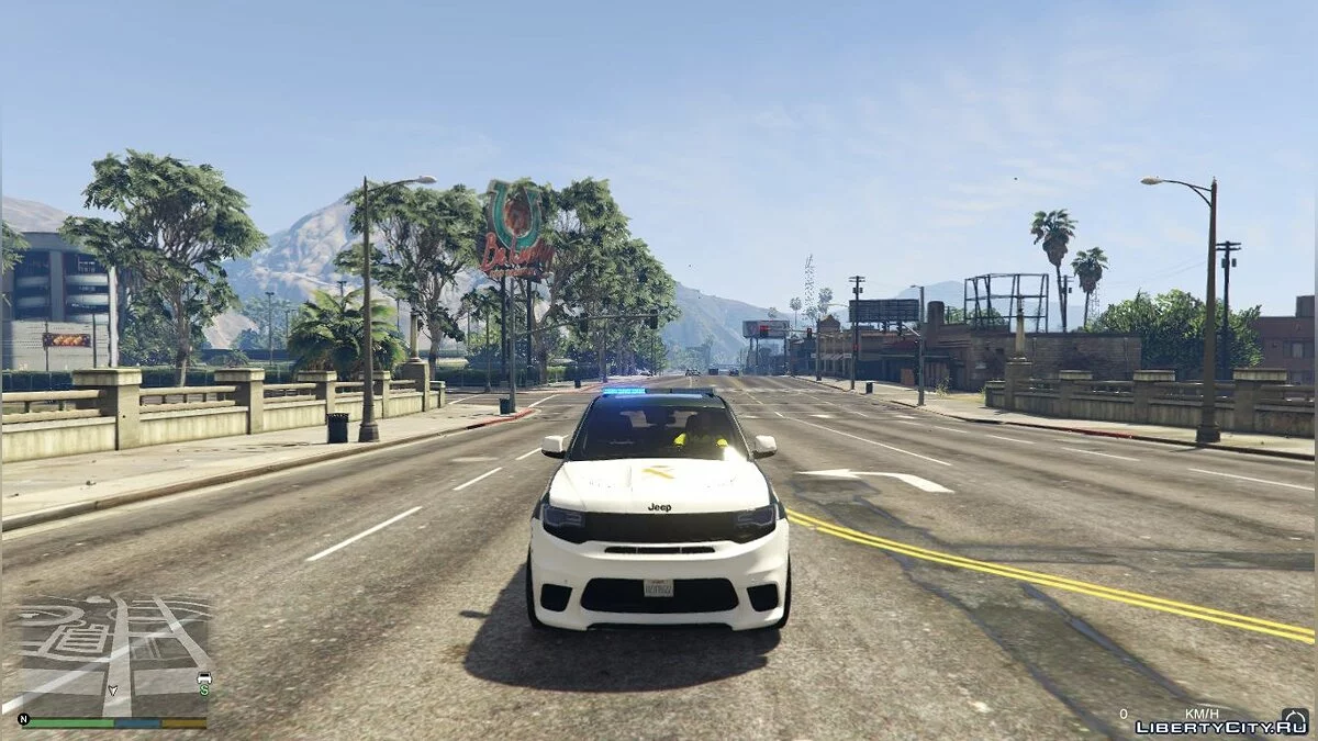 Jeep Grand Cherokee Guardia Civil Trafico - Polícia de Trânsito Espanhola 1.1 / GTA 5