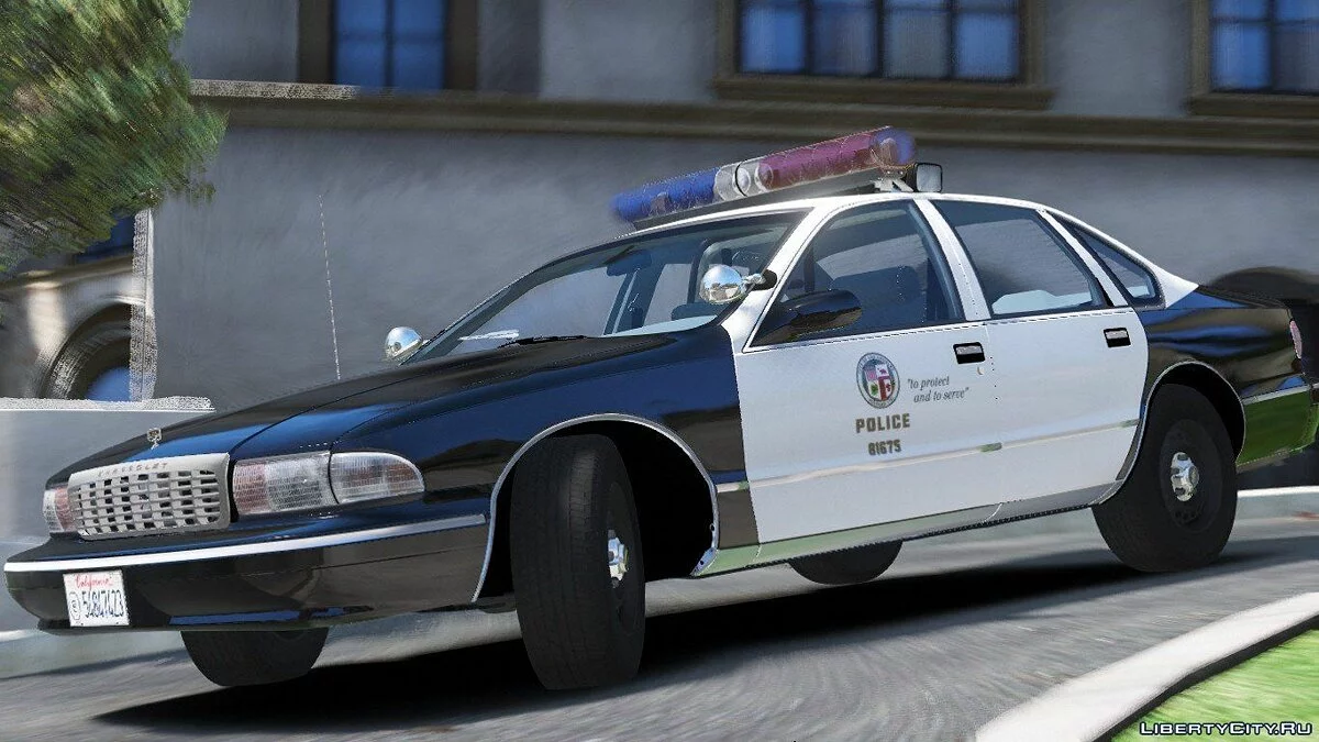 [ELS] Chevy Caprice 9C1 de 1995 - Departamento de Polícia de Los Angeles 1.1 / GTA 5