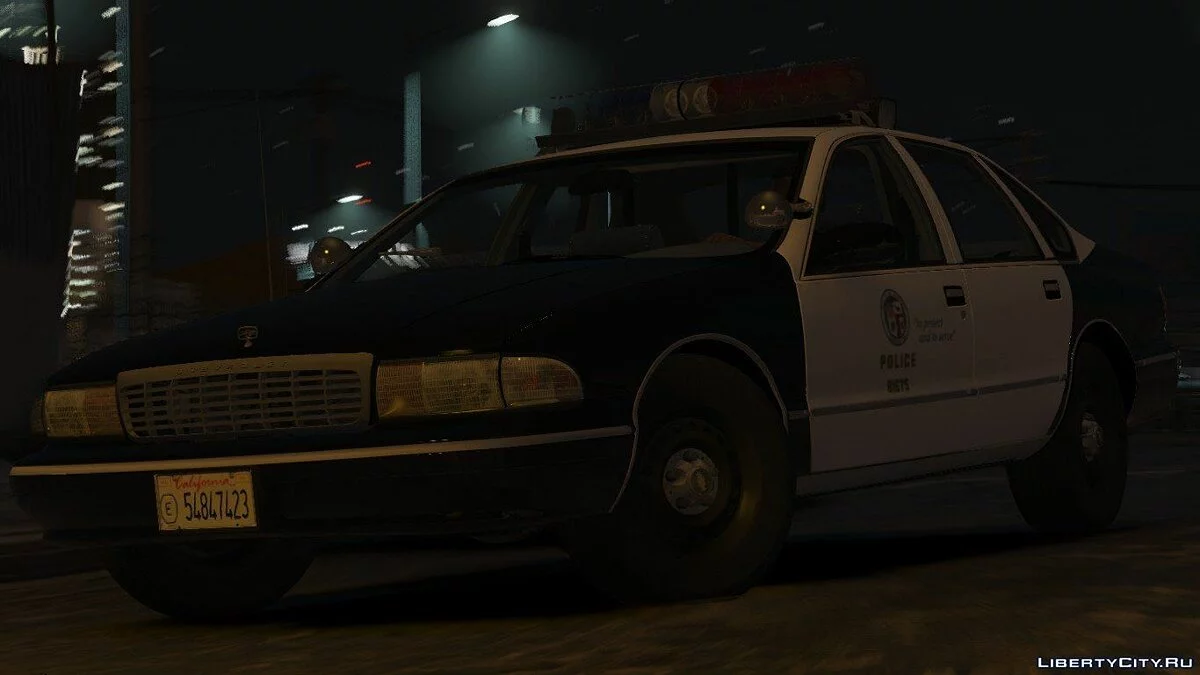 [ELS] Chevy Caprice 9C1 de 1995 - Departamento de Polícia de Los Angeles 1.1 / GTA 5