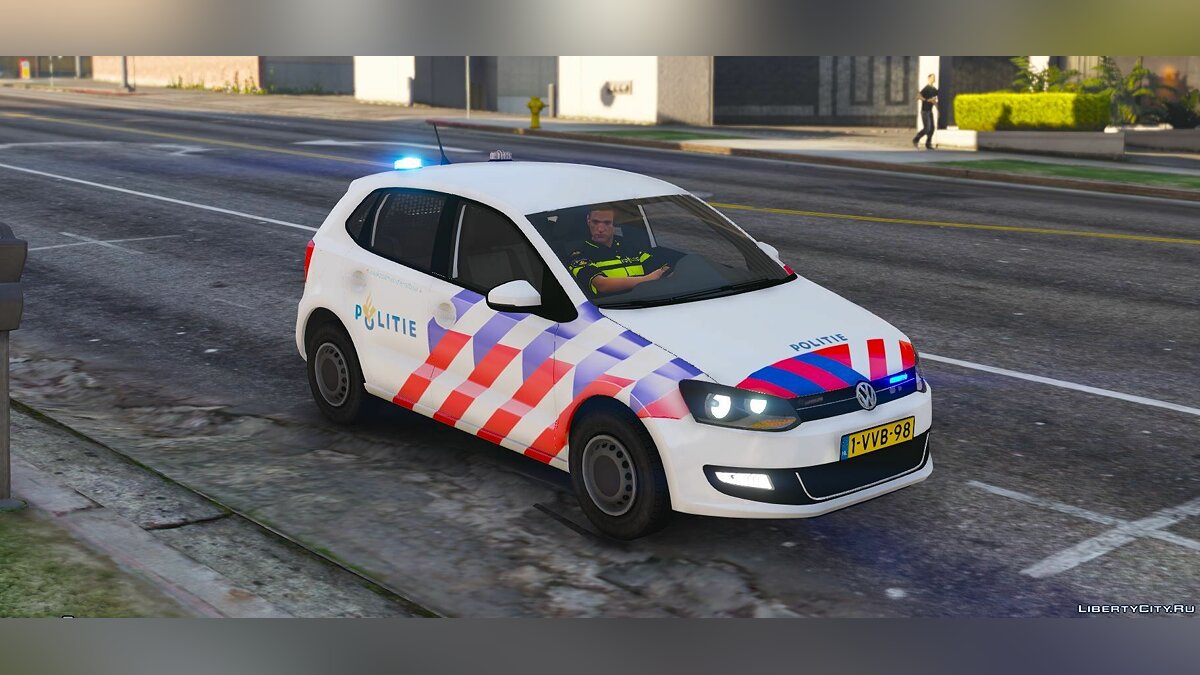 Download 2011 Volkswagen Polo Politie Locked ELS 2 versions 1.0 for GTA 5