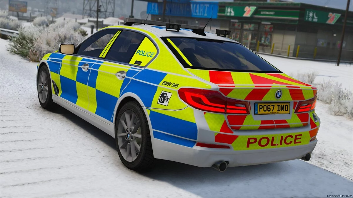 2017 Police BMW 5-Series [Replace | ELS] V1 / GTA 5