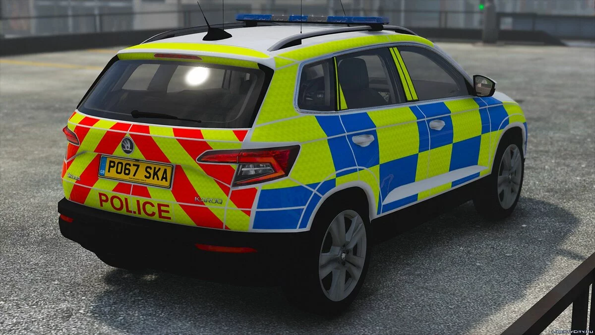 Skoda Karoq de police 2017 V1 / GTA 5