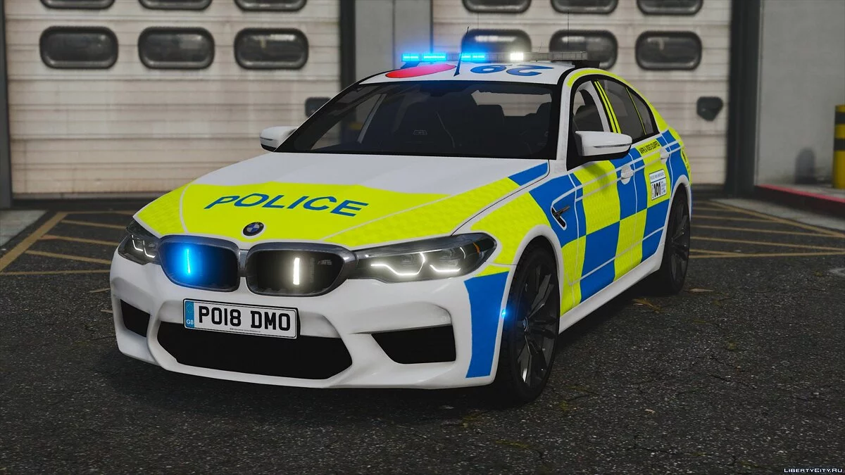 2018 Policía BMW M5 F90 [Reemplazo | ELS] V1.1 / GTA 5
