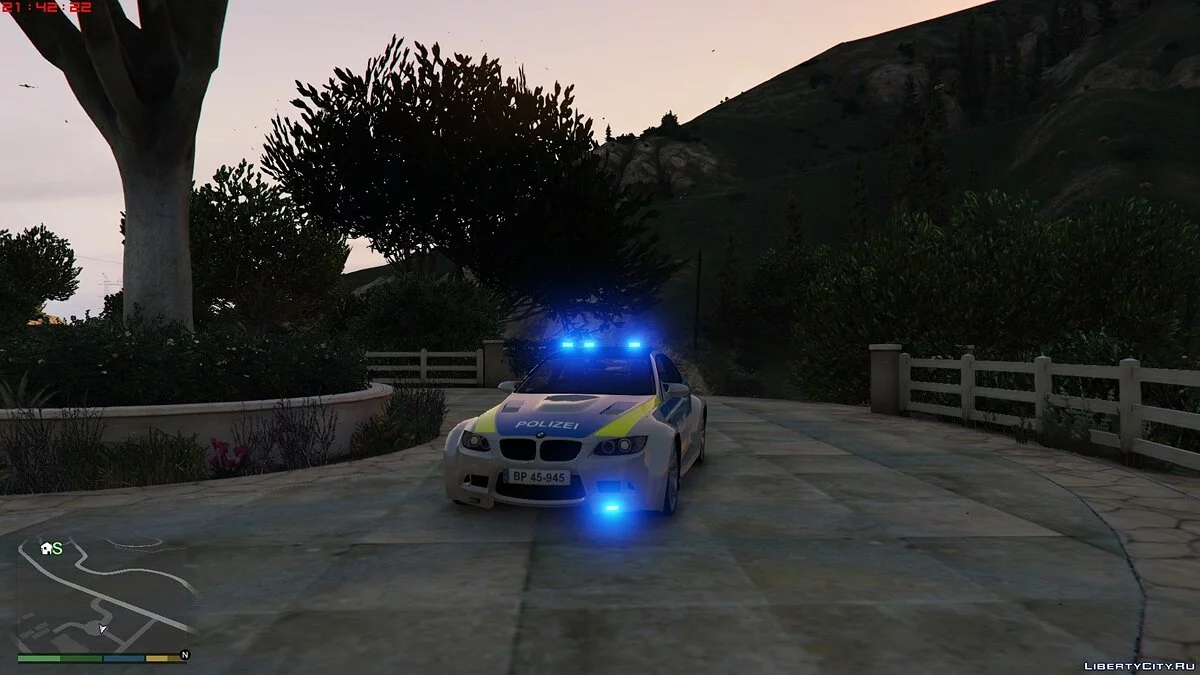 BMW M3 (E92) deutsche Polizei [noELS/ELS] 1.0 / GTA 5