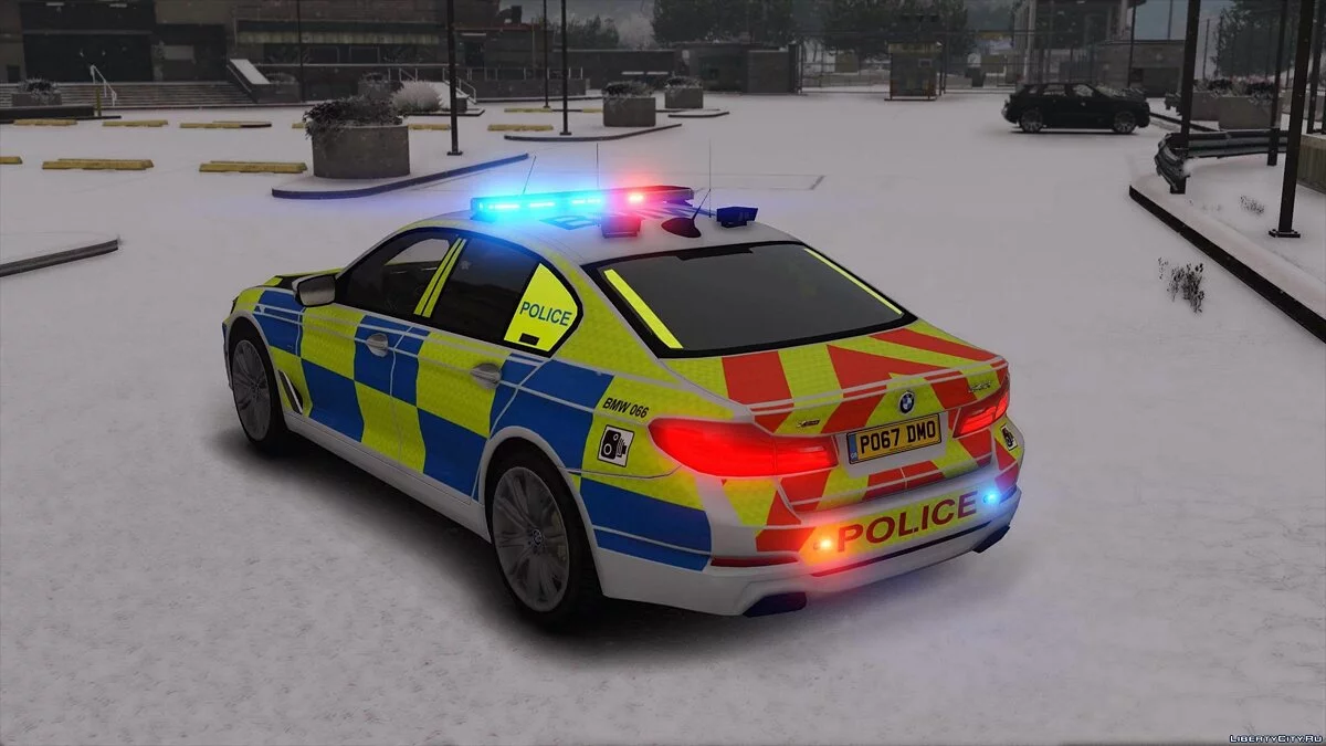BMW G30 de la Policía Británica [ELS] 1.0 / GTA 5