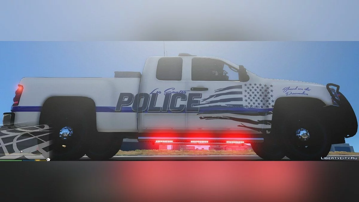 Chevy Silverado LT Ext Cab Police Pickup Xmas Version / GTA 5