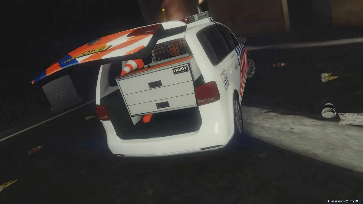 Niederländische Polizei Touran 2011 - Nederlandse Politie Touran 2011 1.0 / GTA 5