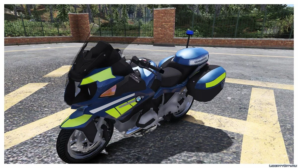 [ELS]BMW 1200RT Gendarmerie+Uniform / GTA 5