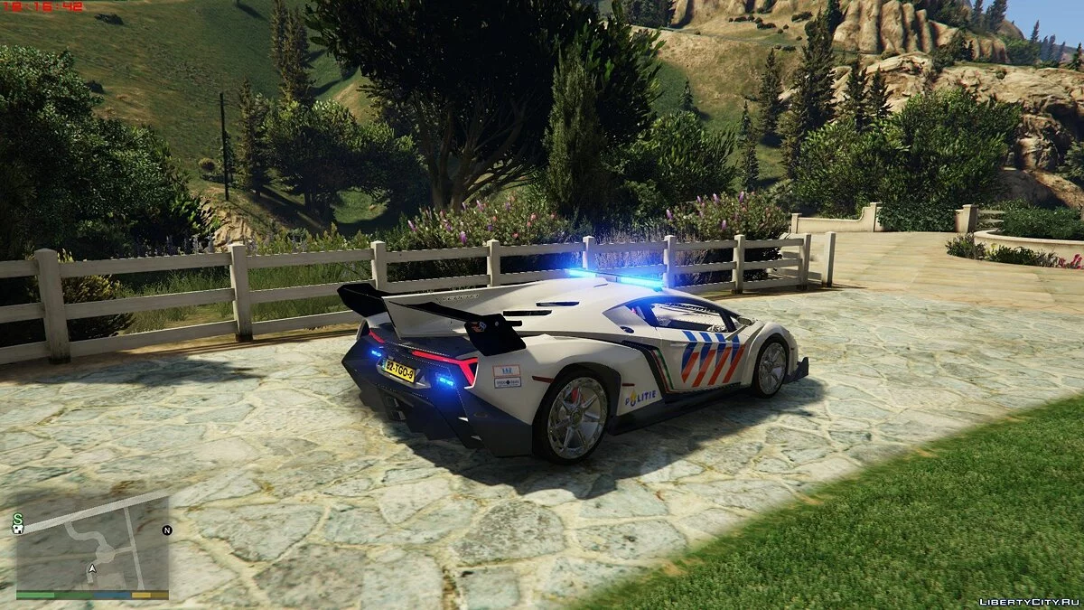 Lamborghini veneno policía holandesa [noELS/ELS] 1.0 / GTA 5