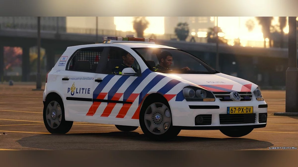 Volkswagen Golf V Polizei / GTA 5