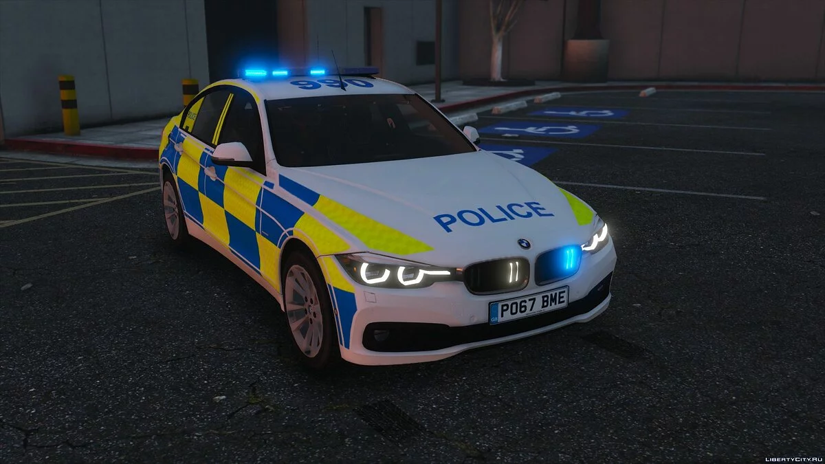 2017 Police BMW 330D Saloon Pack [Replace | ELS] V1 / GTA 5