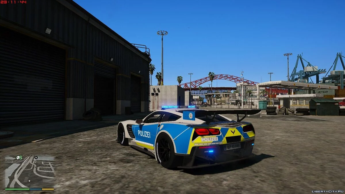 Chevrolet corvette CR7 police allemande [noELS/ELS] 1.0 / GTA 5