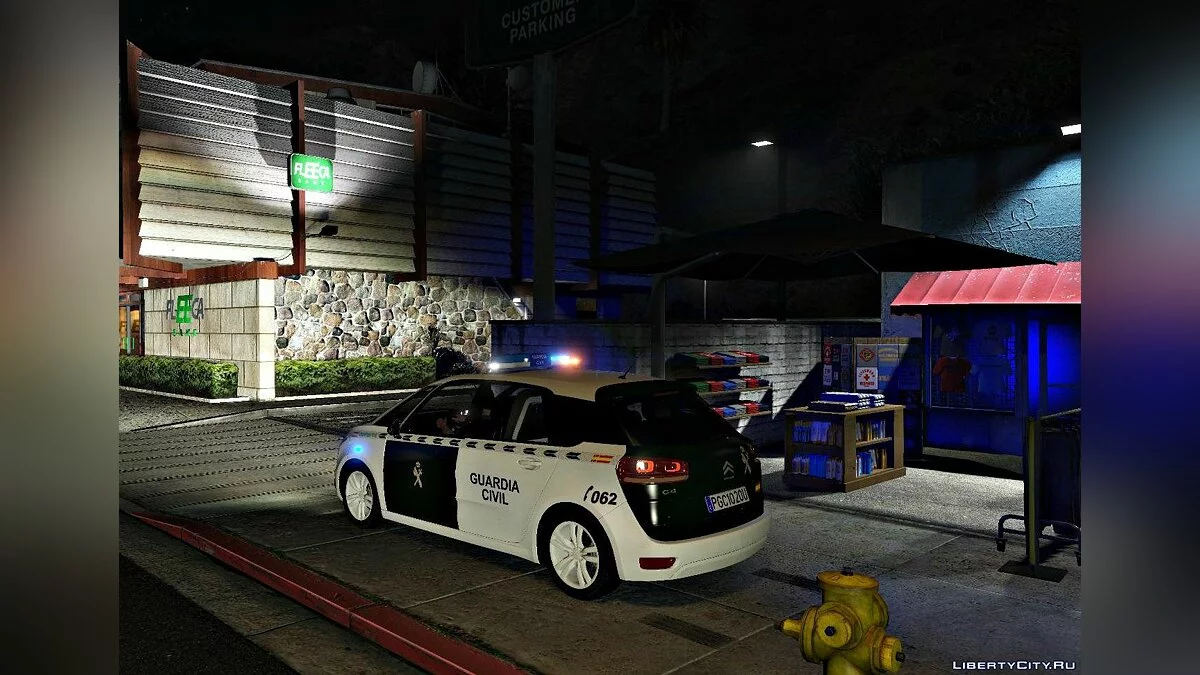 Citroën C4 Picasso 2014 Civil Guard Isae Arcus (ELS) / GTA 5