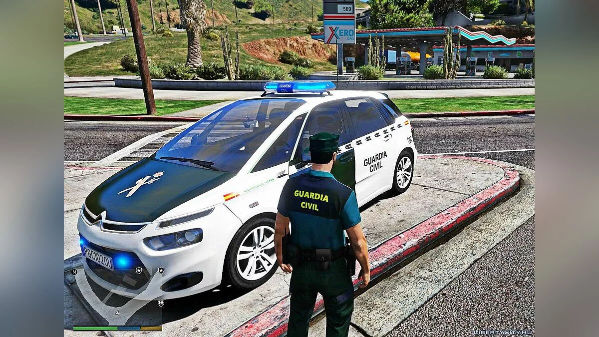 Citroën C4 Picasso 2014 Civil Guard Isae Arcus (ELS) / GTA 5