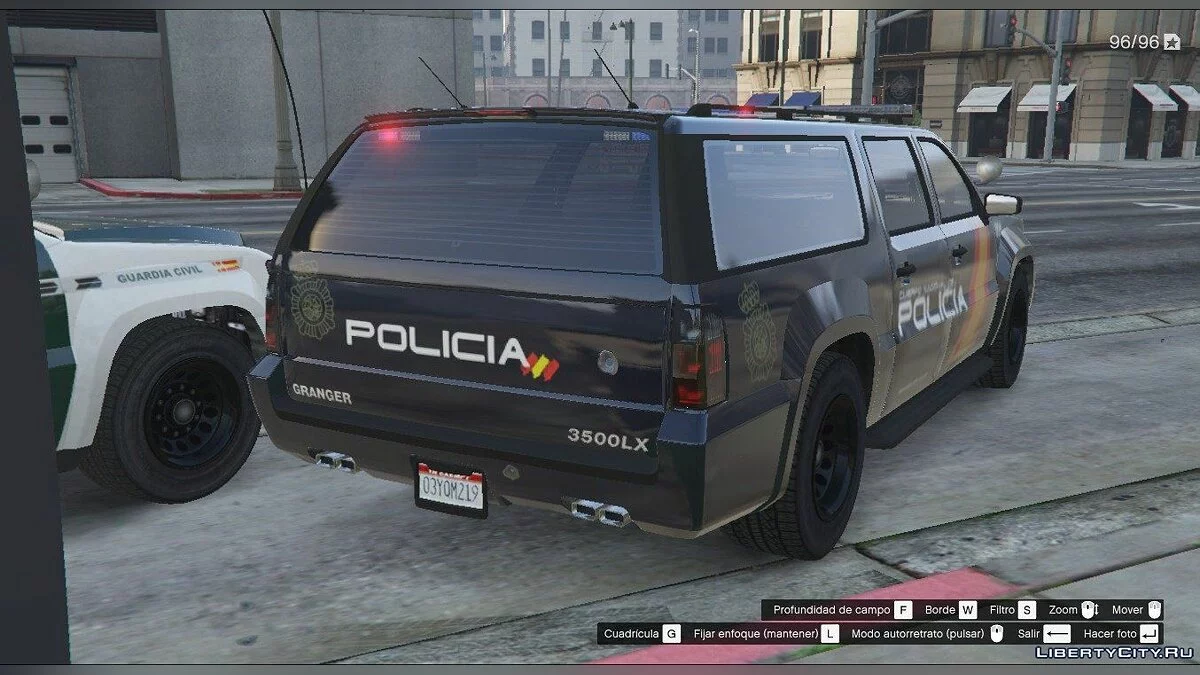Declasse Granger Поліція Іспанії / Іспанська Поліція Granger 1.0 / GTA 5