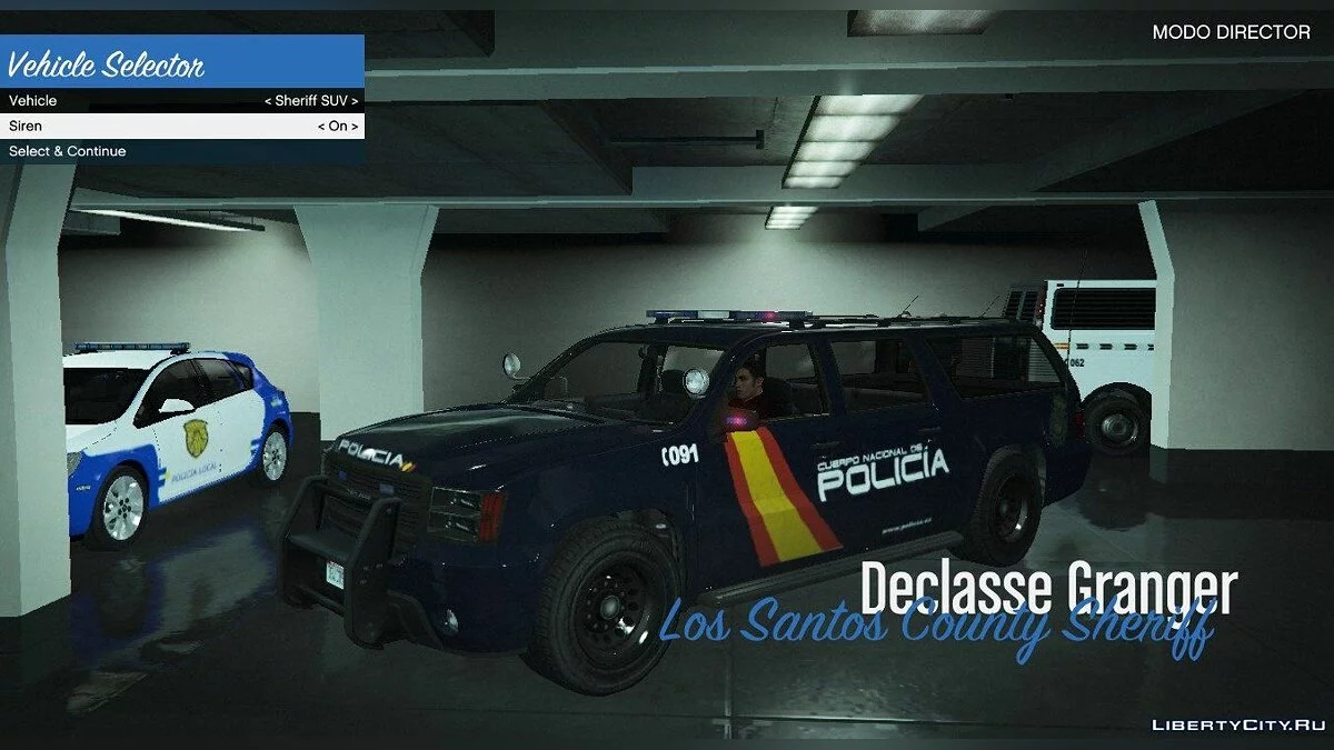 Declasse Granger Поліція Іспанії / Іспанська Поліція Granger 1.0 / GTA 5