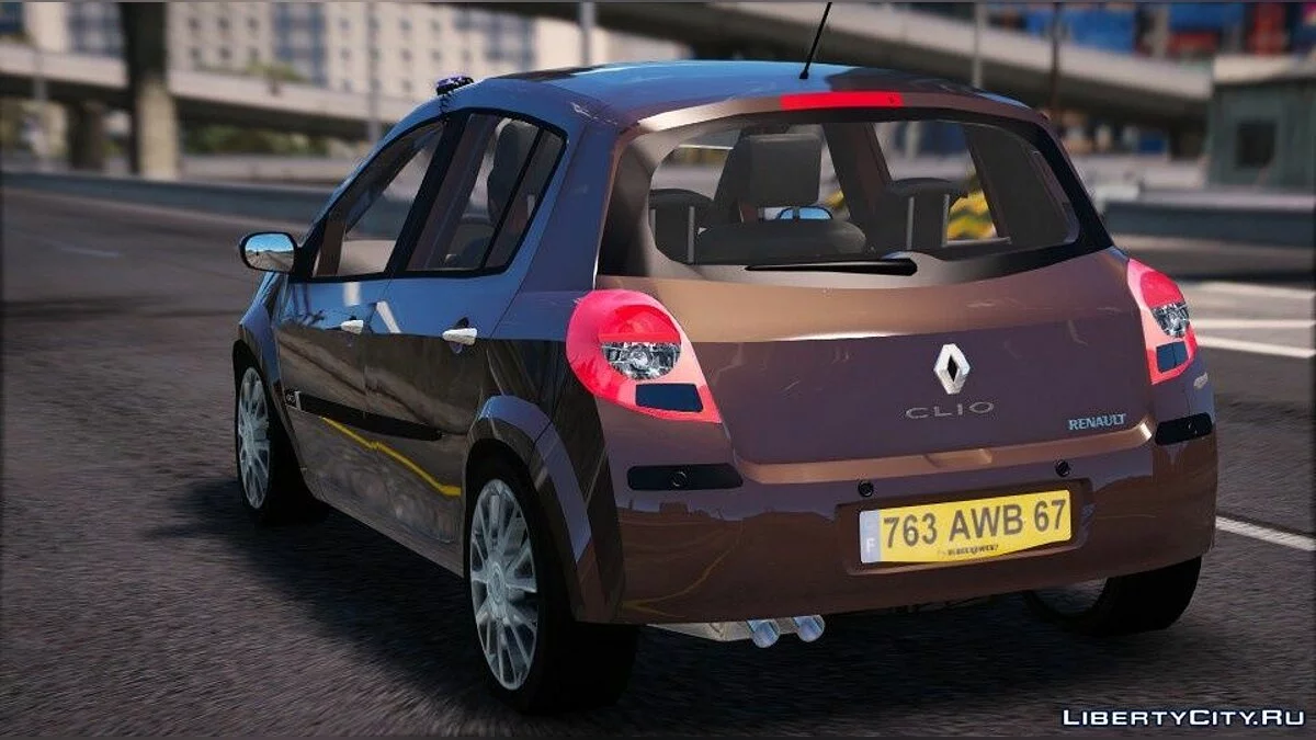 Renault CLIO 3 2007 B.A.C [Gyro Tournant LED / ELS] / GTA 5