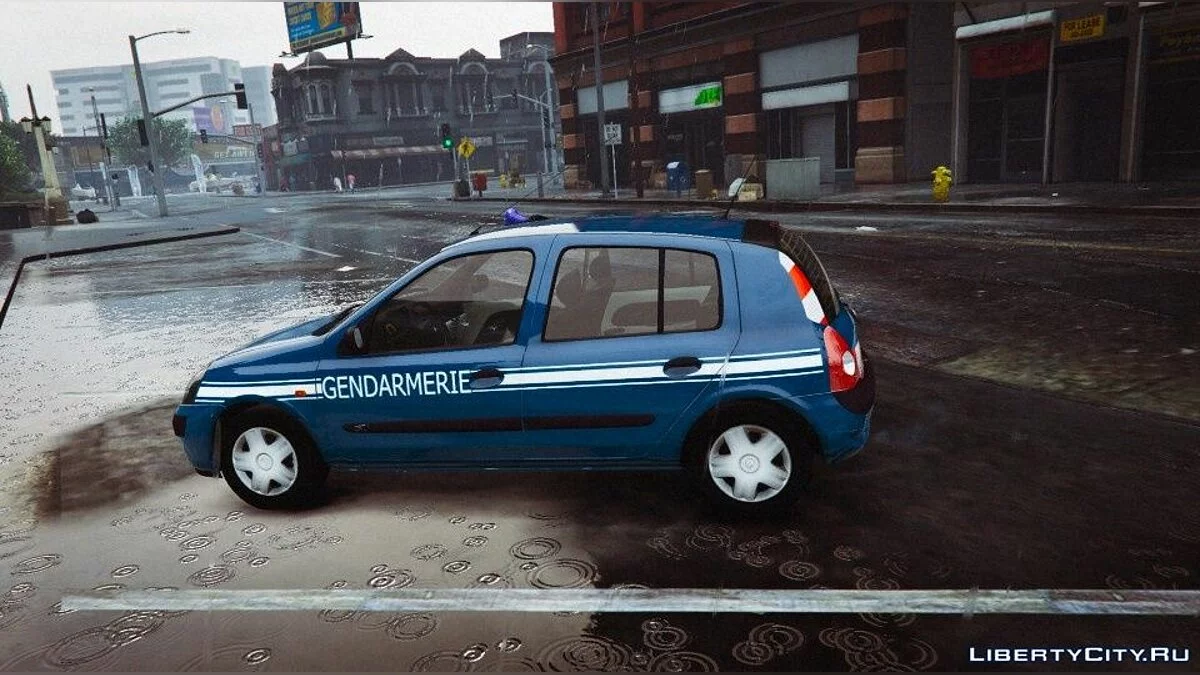 Renault Clio II.2 Gendarmerie Nationale [Add-On | Vorlage | Ersetzen] 1.0 / GTA 5