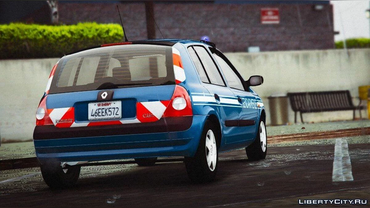 Renault Clio II.2 Gendarmerie Nationale [Add-On | Vorlage | Ersetzen] 1.0 / GTA 5