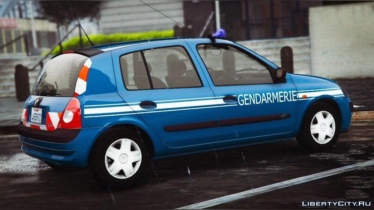 Renault Clio II.2 Gendarmerie Nationale [Add-On | Vorlage | Ersetzen] 1.0 / GTA 5