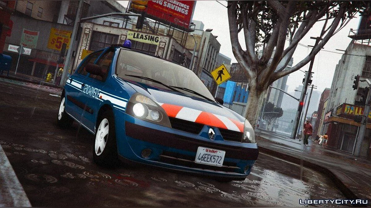 Renault Clio II.2 Gendarmerie Nationale [Add-On | Vorlage | Ersetzen] 1.0 / GTA 5