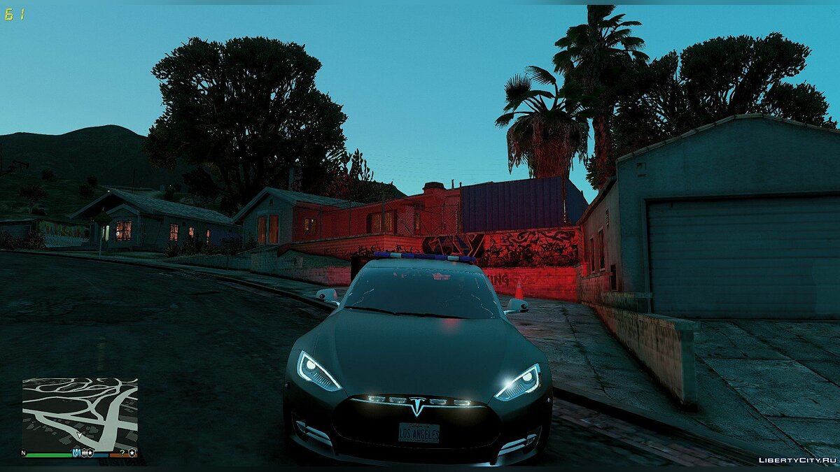 Tesla model s для gta 5 фото 111