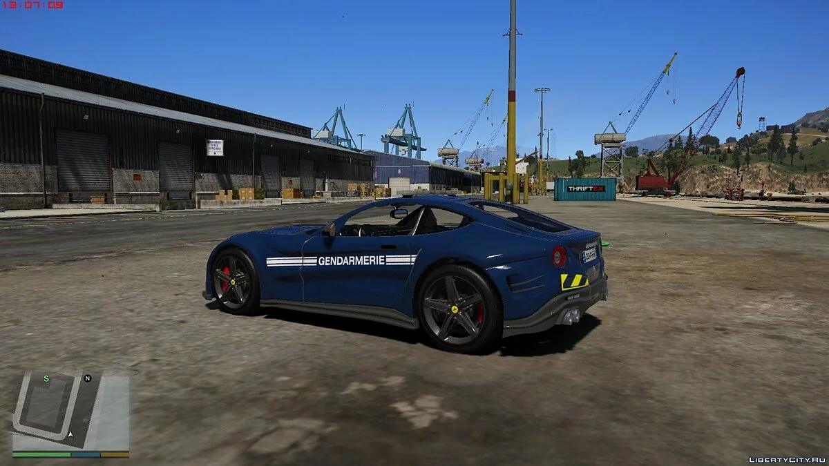 Ferrari F12 French Gendarmerie [noELS/ELS] 1.0 / GTA 5