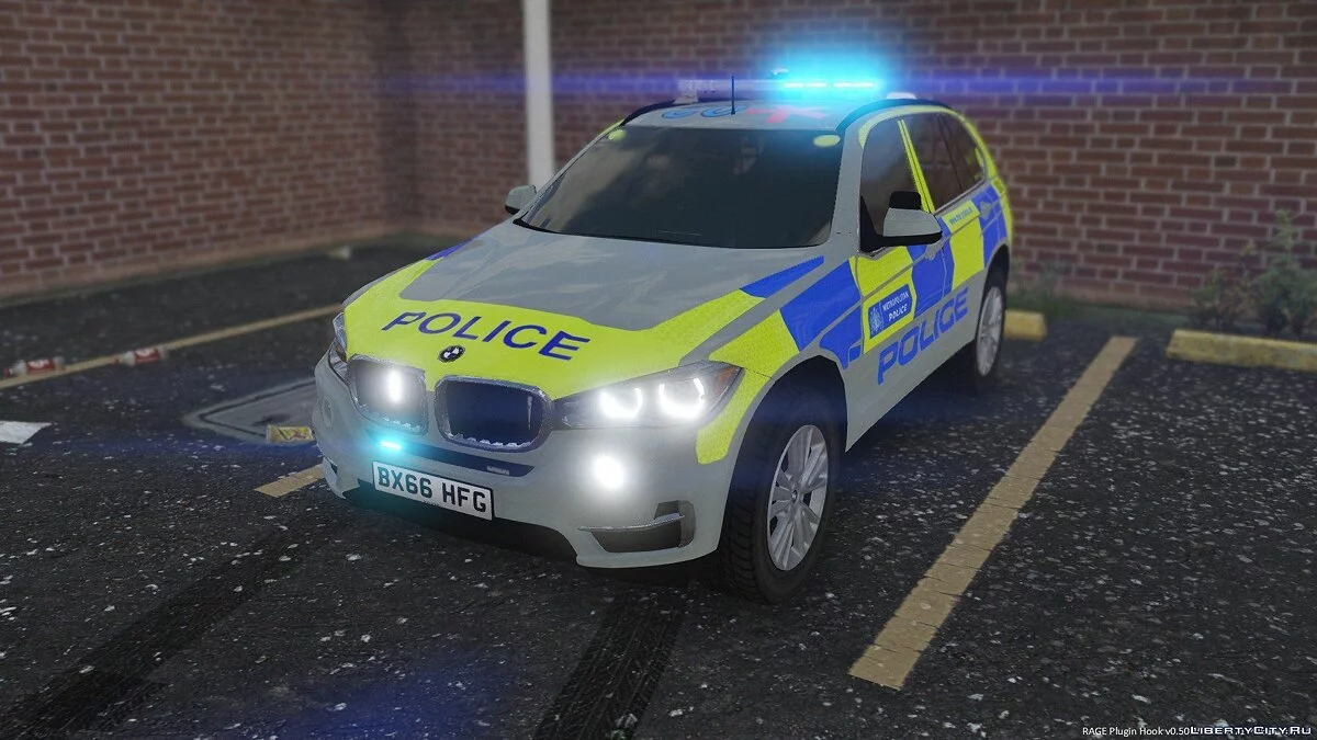 Пакет BMW X5 F15 ELS Поліції Мегаполісу 1 / GTA 5