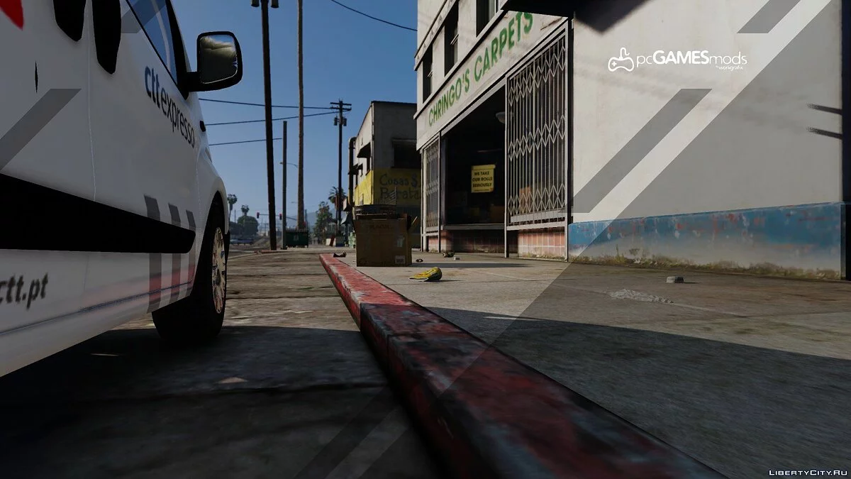 葡萄牙邮政面包车 - CTT & CityPOST - 标致Bipper [替换/涂装] 1.0 / GTA 5