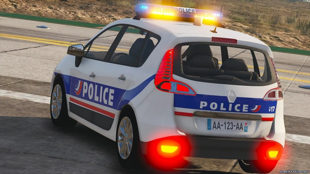 Renault Scénic III Polícia Nacional [ELS] / GTA 5
