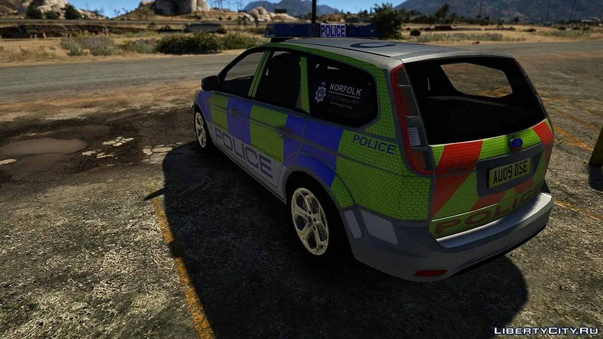 2009 Ford Focus Estate Norfolk Constabulary [ELS] 1.0 / GTA 5