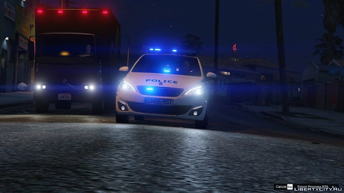 Polisi Inggris 2017 Peugeot 308 GMP 2.00 / GTA 5