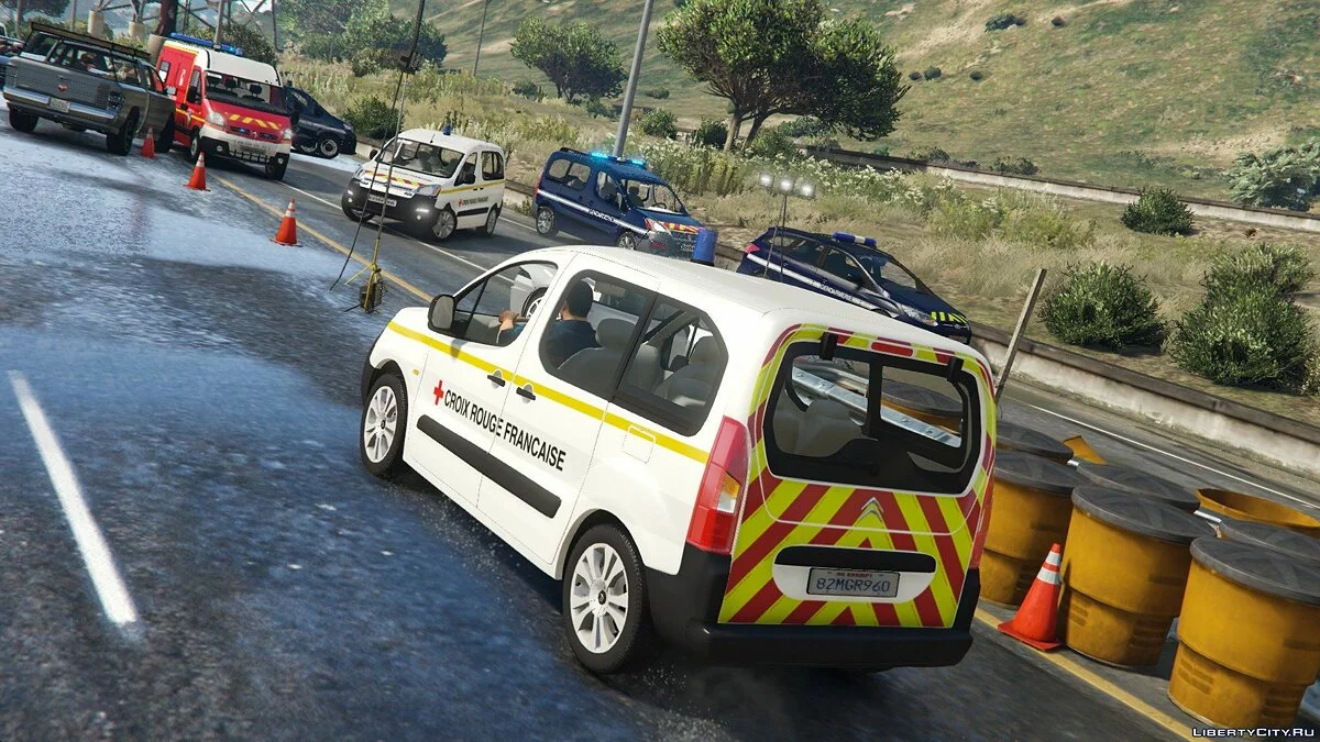 Citroën Berlingo II Croix-Rouge Française 1.0 / GTA 5